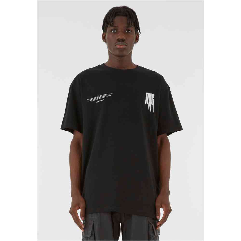 MJ GONZALES - Metamorphose V.2 X Heavy Oversized Heren Tshirt - Zwart